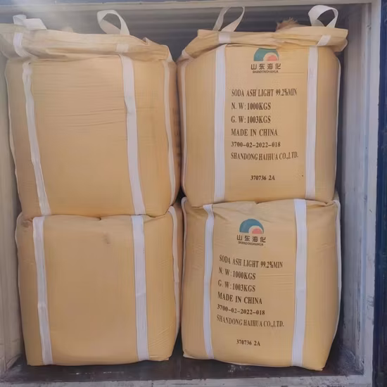 Haihua carbonate de sodium léger et dense pour détergent en poudre